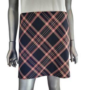 369. Trina Turk Tartan Plaid Mini Skirt - Size 6